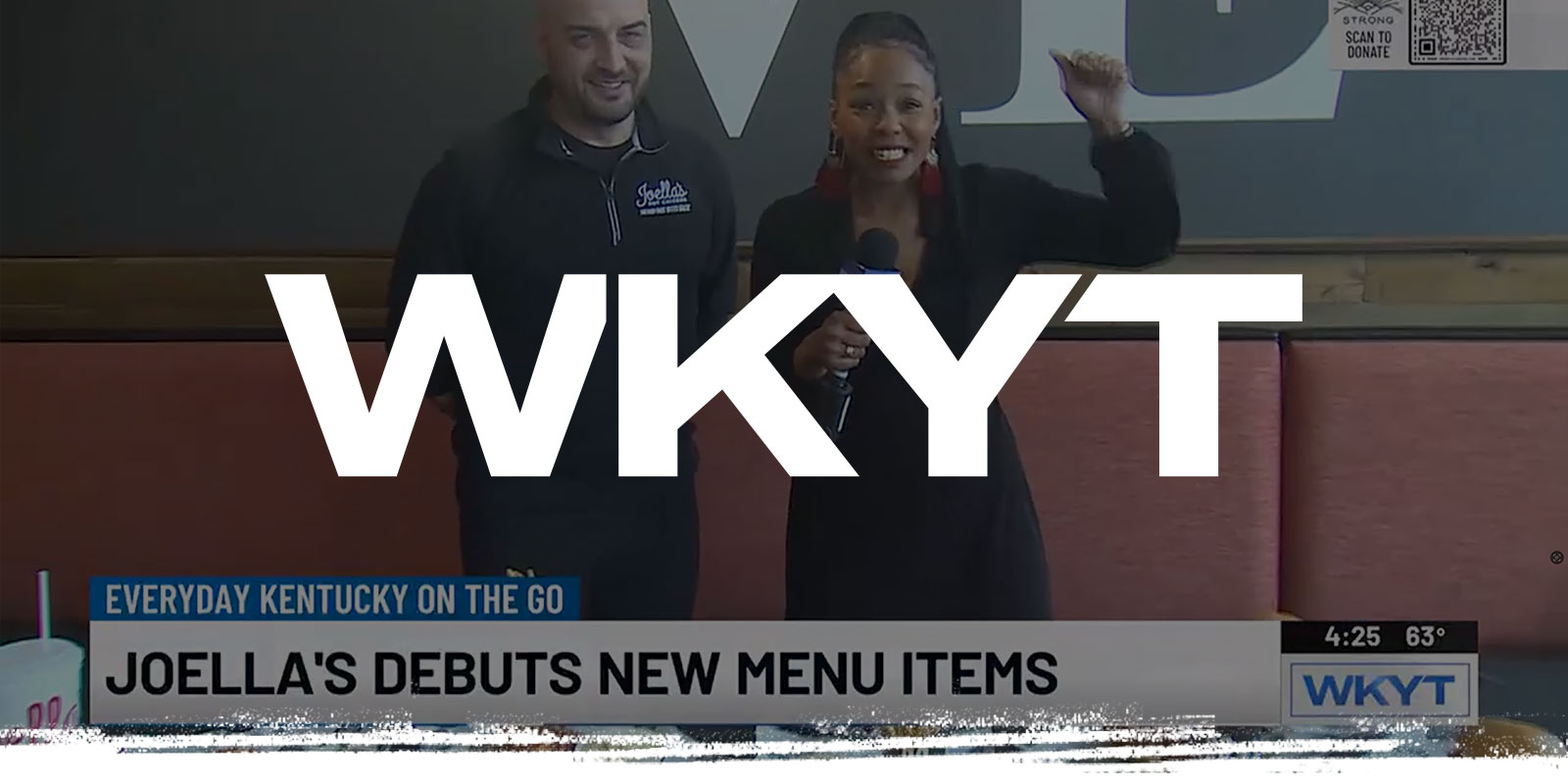 WKYT logo on screenshot of Everyday Kentucky on the Go segment