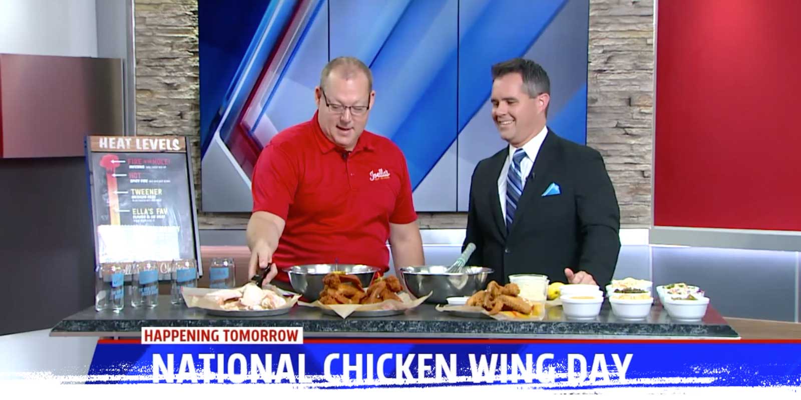 Fox 59 National Chicken Wing Day video still